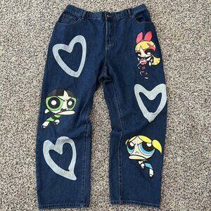 Romwe blue denim jeans